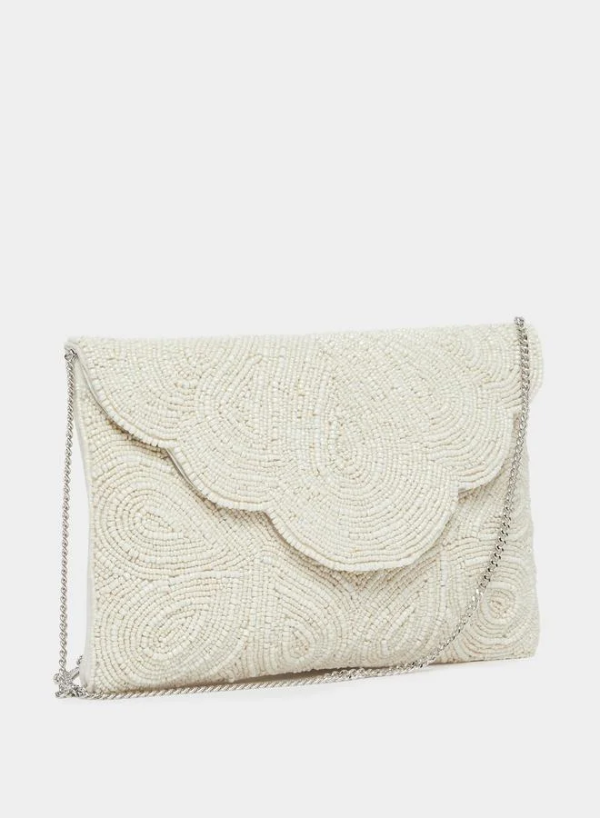 Women Beaded Clutch Bag